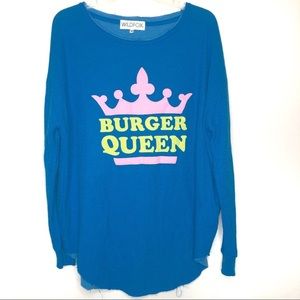 Burger Queen Wildfox sweatshirt
